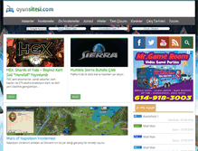Tablet Screenshot of oyunsitesi.com
